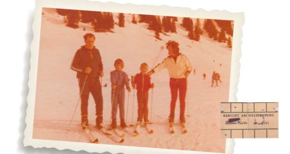 Afbeelding voor 1973: op de piste in Ruhpolding