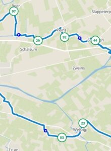 Afbeelding voor Fietsroute Eise Eisinga