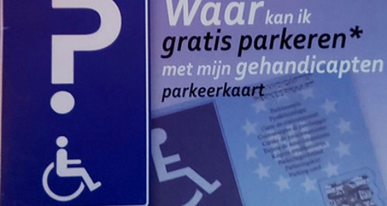 Afbeelding voor Nieuwe parkeergids voor mensen met een gehandicaptenparkeerkaart