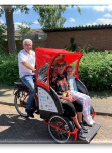 Afbeelding voor Een Ritje met Riksja fiets   