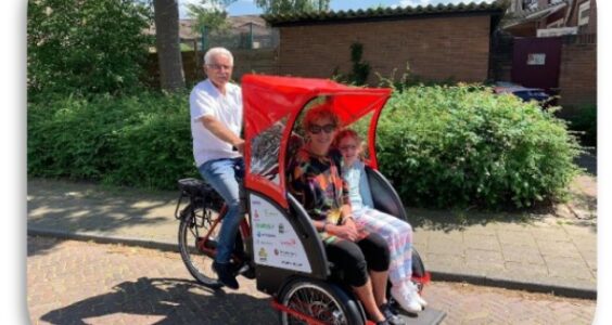 Afbeelding voor Een Ritje met Riksja fiets   
