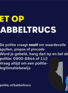 Afbeelding voor Oplichters doen zich voor als politieagenten