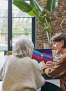 Afbeelding voor Hulp bij Bankzaken voor klanten van ABN AMRO en helpers.