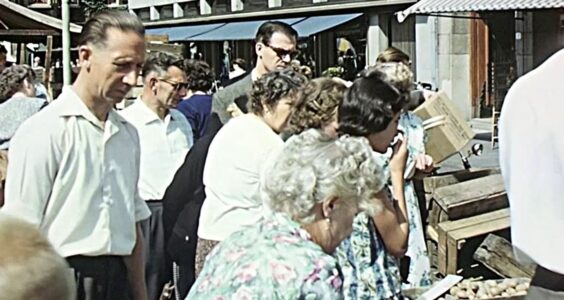 Afbeelding voor De markt in Heerlen