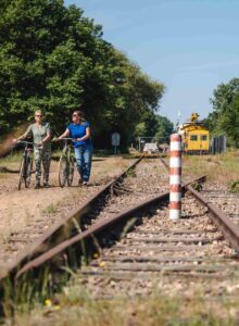 Afbeelding voor Route langs spoorlijnen, stations en wachthuizen
