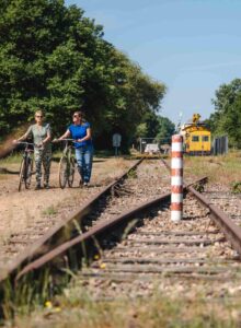 Afbeelding voor Route langs spoorlijnen, stations en wachthuizen