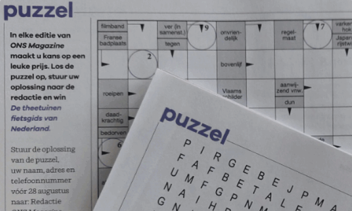 Afbeelding Puzzelkrant