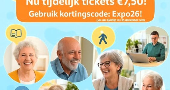 Afbeelding voor Cadeautje: voordelige tickets voor Senioren Expo