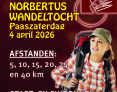 Afbeelding voor Norbertus wandeltocht paaszaterdag 4 april 2026
