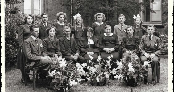 Afbeelding voor 1949: Een ouderwets katholiek gezin