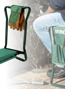 Afbeelding voor Inklapbare Tuinkruk met Gereedschapstassen