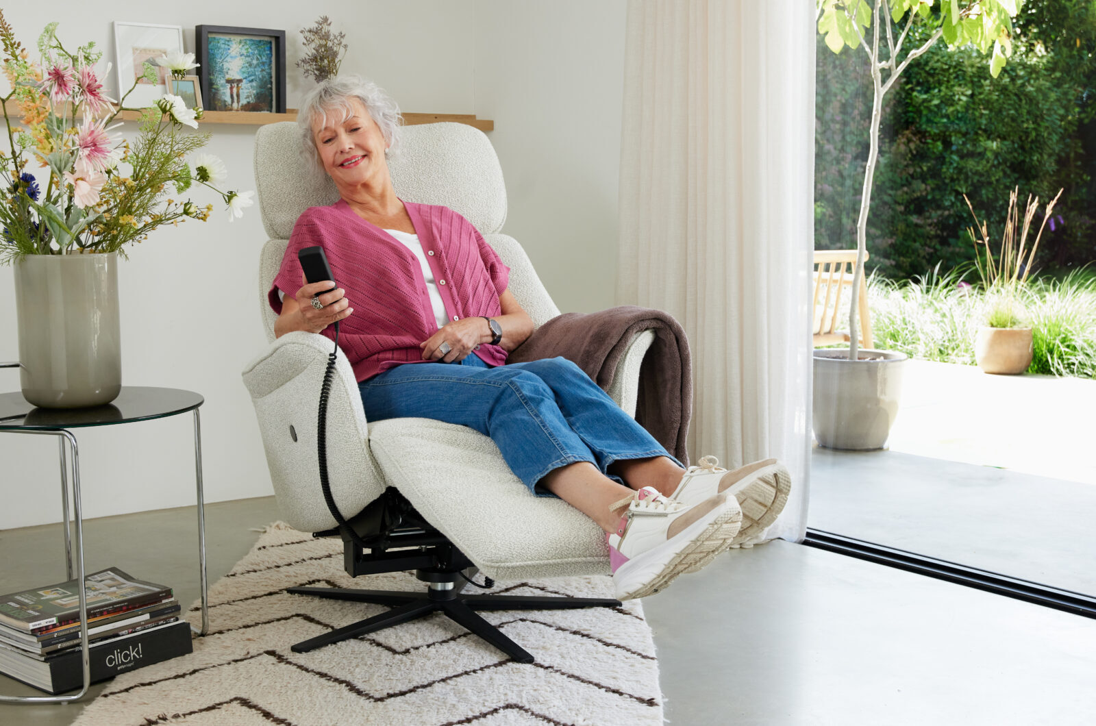 Afbeelding voor Henrike (59) uit Amersfoort over haar ervaring met Flowsit® van Meubelzorg