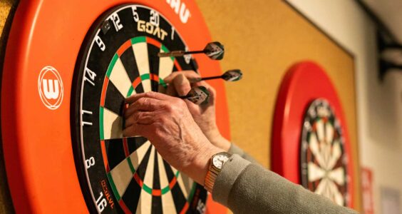 Afbeelding voor Darten is in de roos
