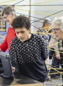 Afbeelding voor Vissen met een vr-bril op