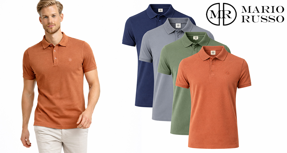 Afbeelding Mario Russo Vittorio polo shirt voor heren