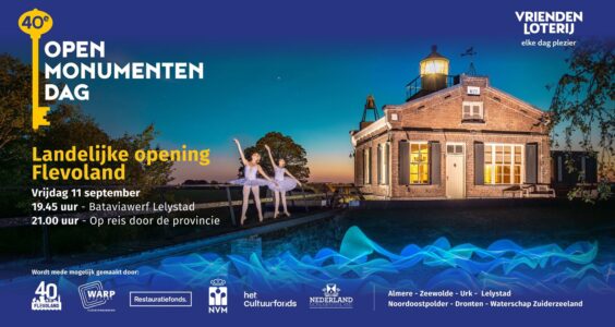 Afbeelding voor Open Monumentendag en Flevoland viert 40 jaar bestaan